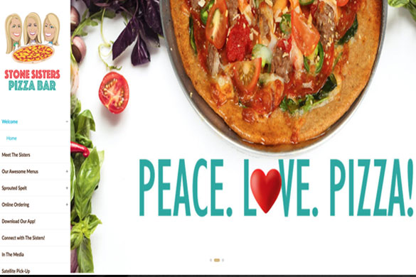 Stone Sisters' Pizza Website